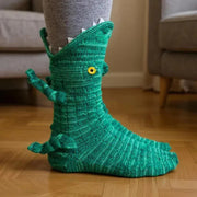 3D Animal Knit Socks Warm, Breathable Winter Floor Socks for Adults