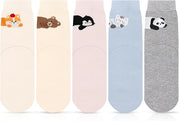 Cute Animal Socks for Women Cat Dog Novelty Crew Sock for Cute Animals Lovers