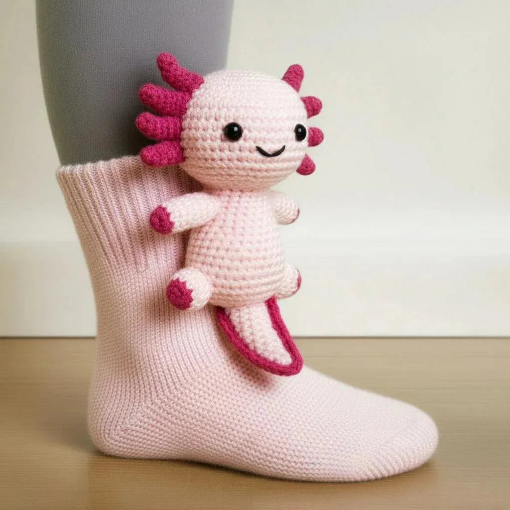 3D Animal Knit Socks Warm, Breathable Winter Floor Socks for Adults